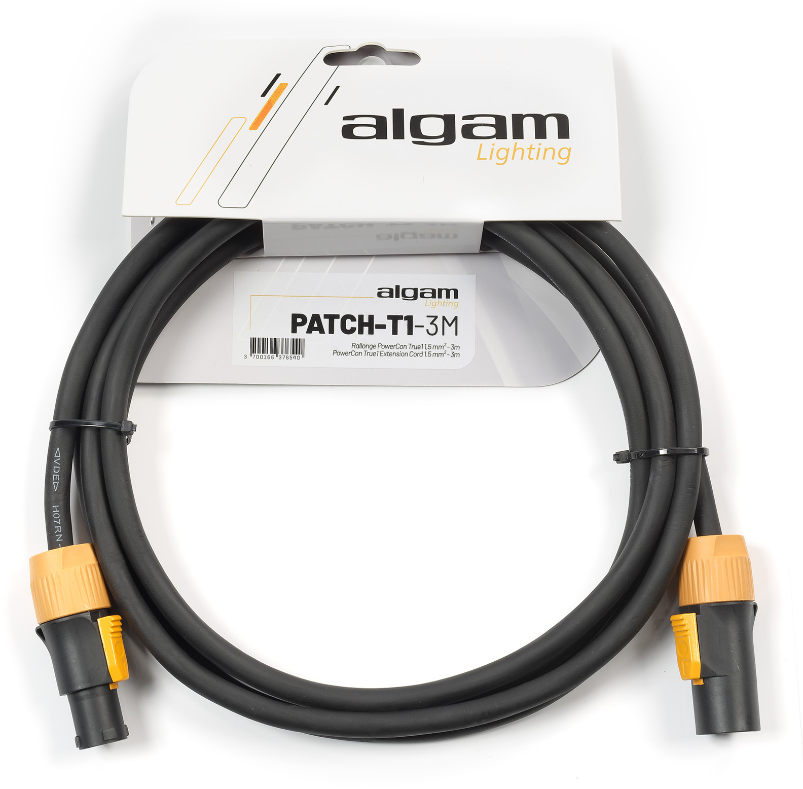 Algam Lighting Rallonge Powercon True1 1,5 Mm² - 3 M - Cable - Main picture