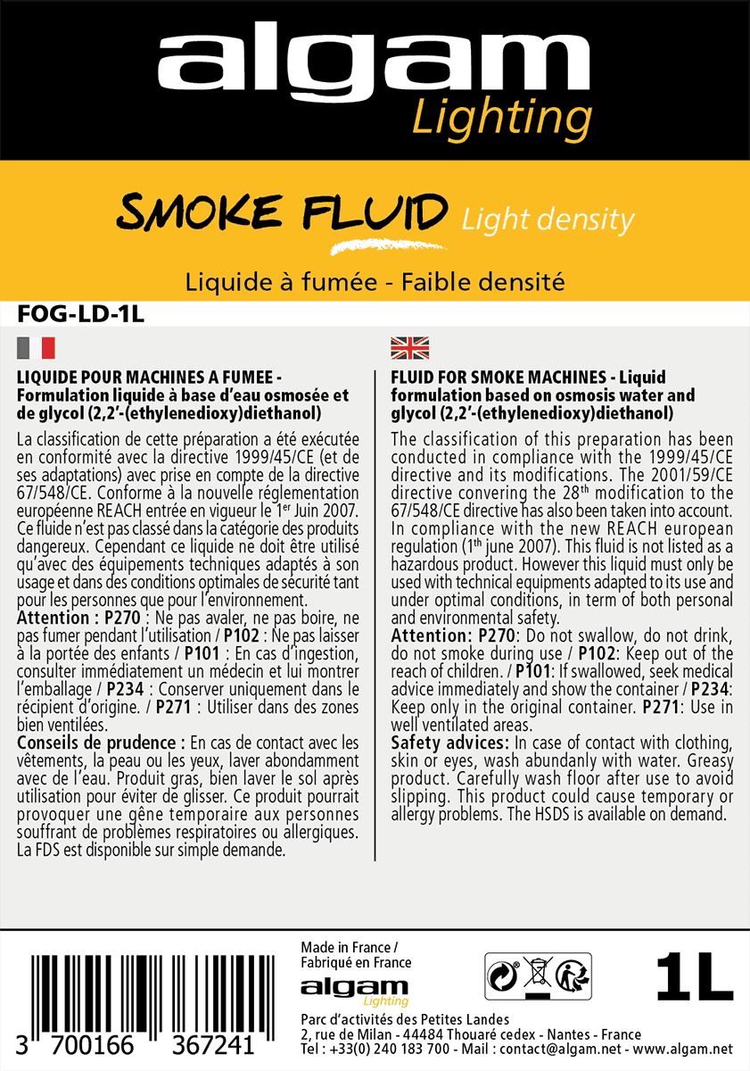 Algam Lighting Fog-ld-1l - Fluidos para máquinas - Variation 1