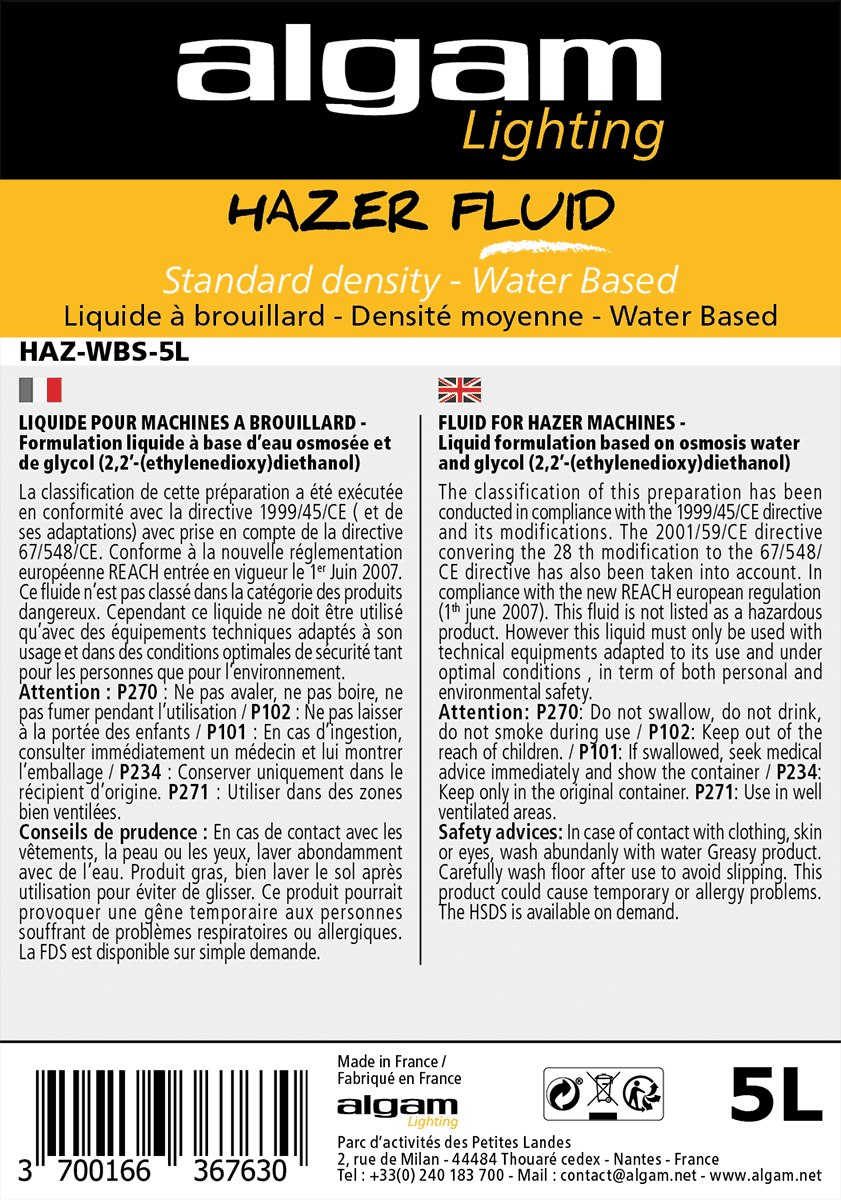 Algam Lighting Haz-wbs-5l - Fluidos para máquinas - Variation 1