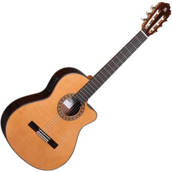 Guitarra clásica 4/4 Alhambra 6P CW E2 Cutaway - Natural