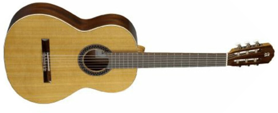 Alhambra 1 C Ht Hybrid Terra 7/8 Cedre Sapele Rw - Natural - Guitarra clásica 3/4 - Main picture