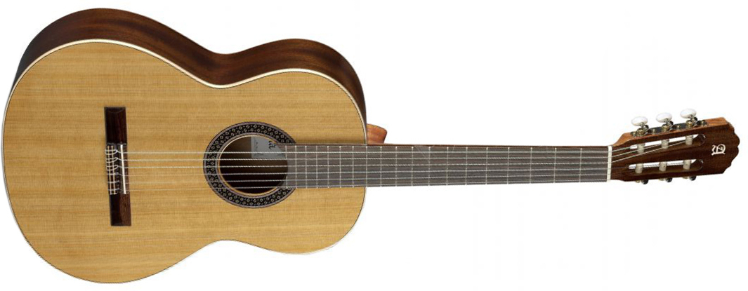 Alhambra 1 C Ht Hybrid Terra Ez Fishman 4/4 Cedre Sapele Rw - Natural - Guitarra clásica 4/4 - Main picture