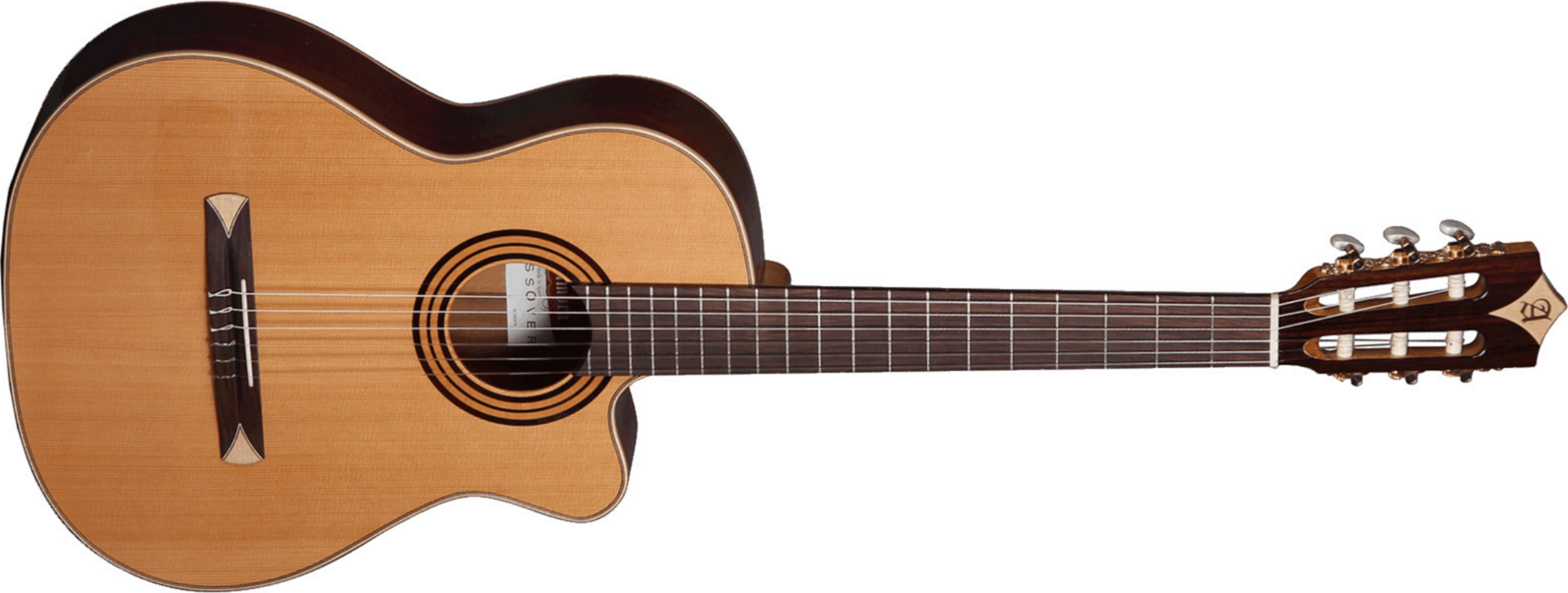 Alhambra Cs-1 Cw E1 Cross-over Cedre Sapele Fishman Classic M - Natural - Guitarra clásica 4/4 - Main picture