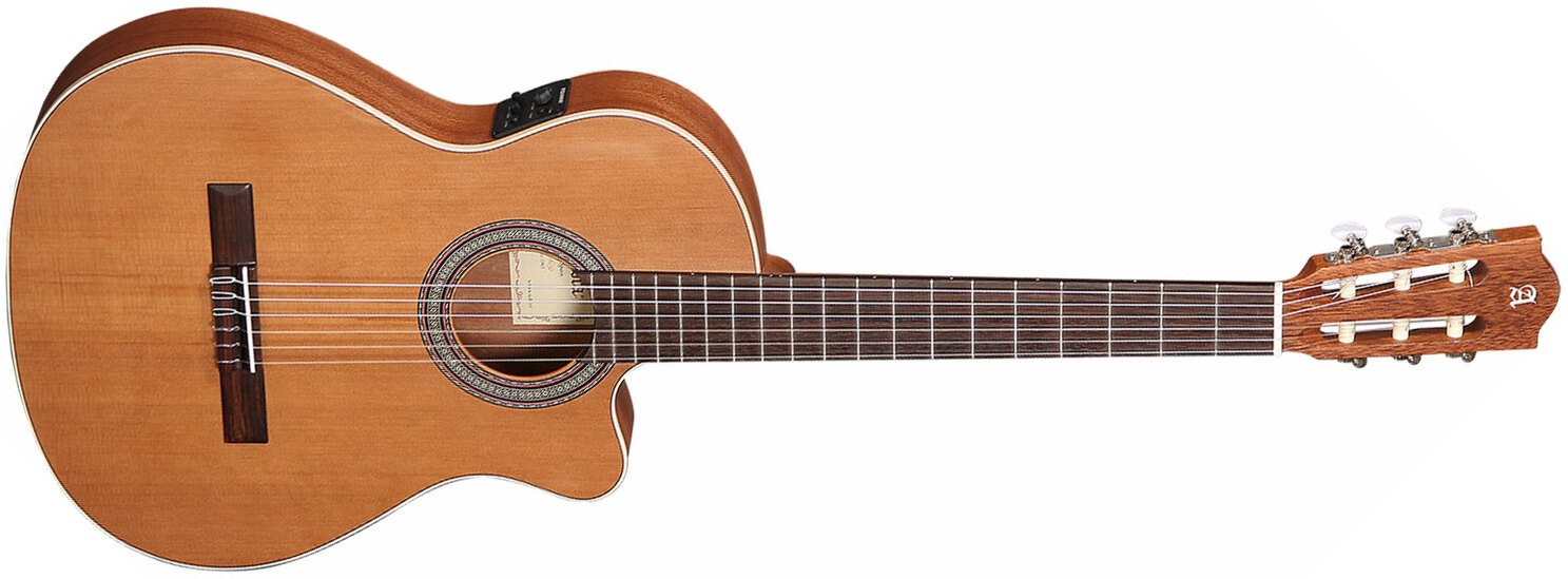 Alhambra Z-nature Ct Ez Open Pore 4/4 Slim Cedre Acajou - Natural - Guitarra clásica 4/4 - Main picture