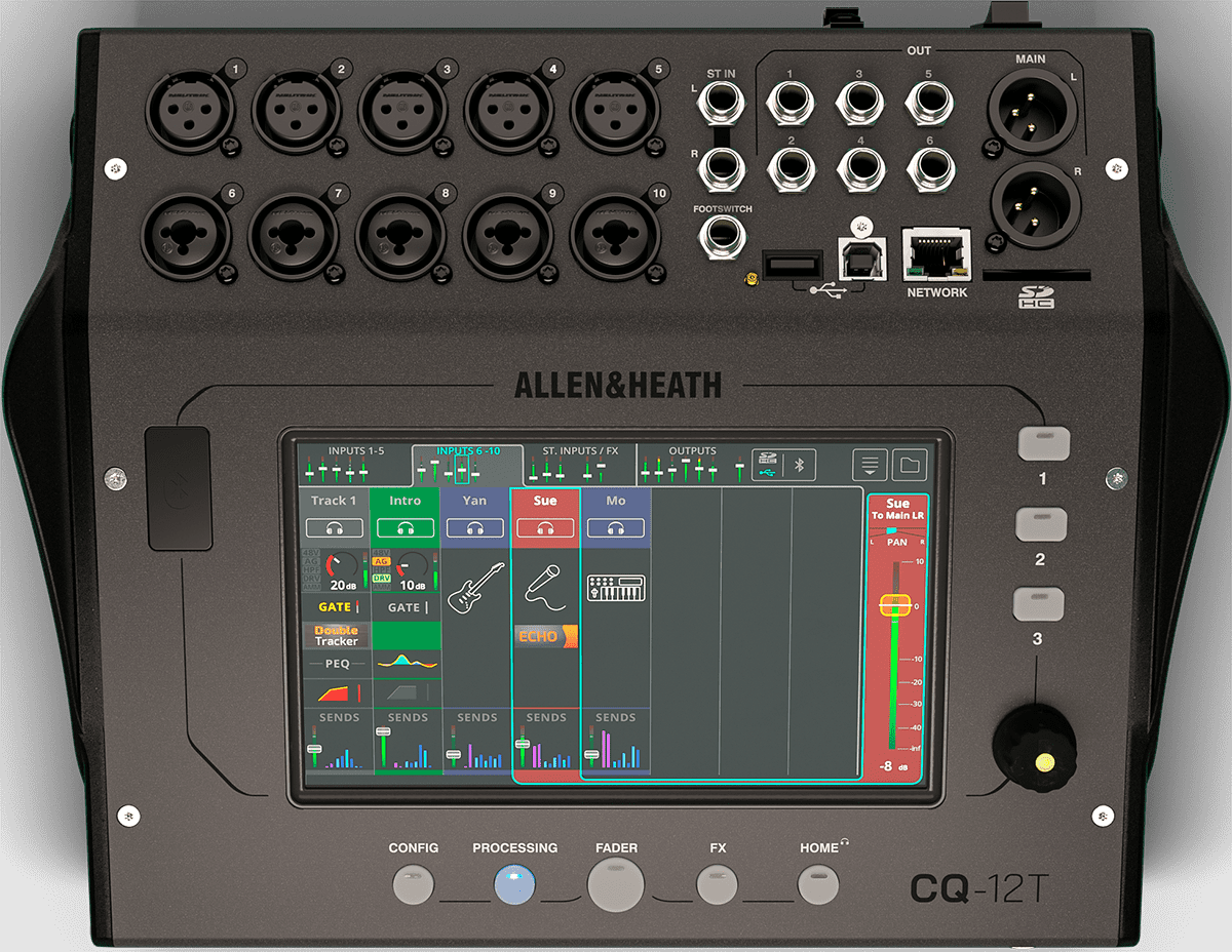 Allen & Heath Cq-12t - Mesa de mezcla digital - Variation 1