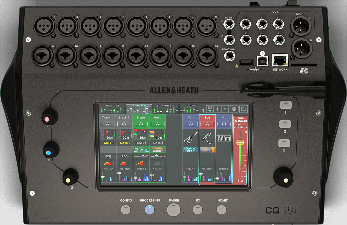 Allen & Heath Cq-18t - Mesa de mezcla digital - Variation 1