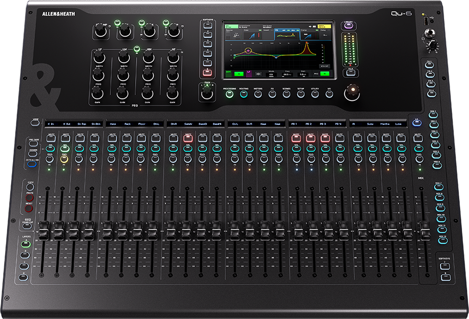 Allen & Heath Qu-6 - Mesa de mezcla digital - Main picture
