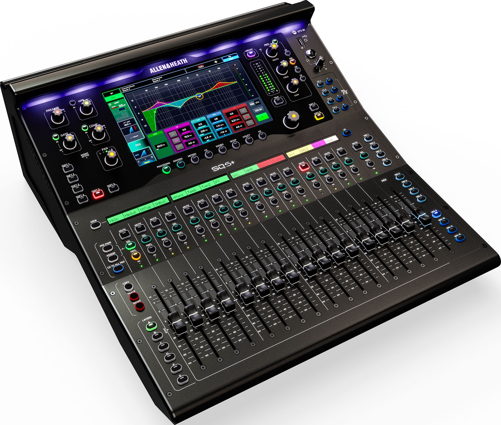 Allen & Heath Sq-5+ - Mesa de mezcla digital - Main picture