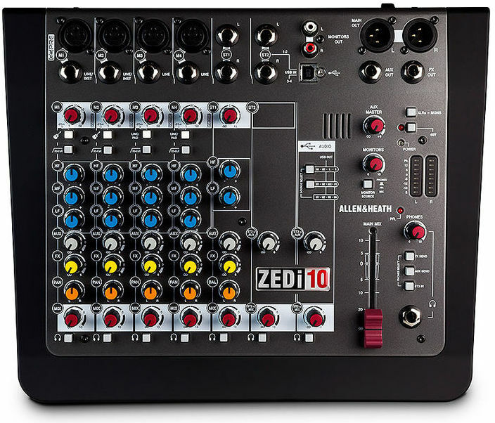 Allen & Heath Zedi-10fx - Mesa de mezcla analógica - Main picture