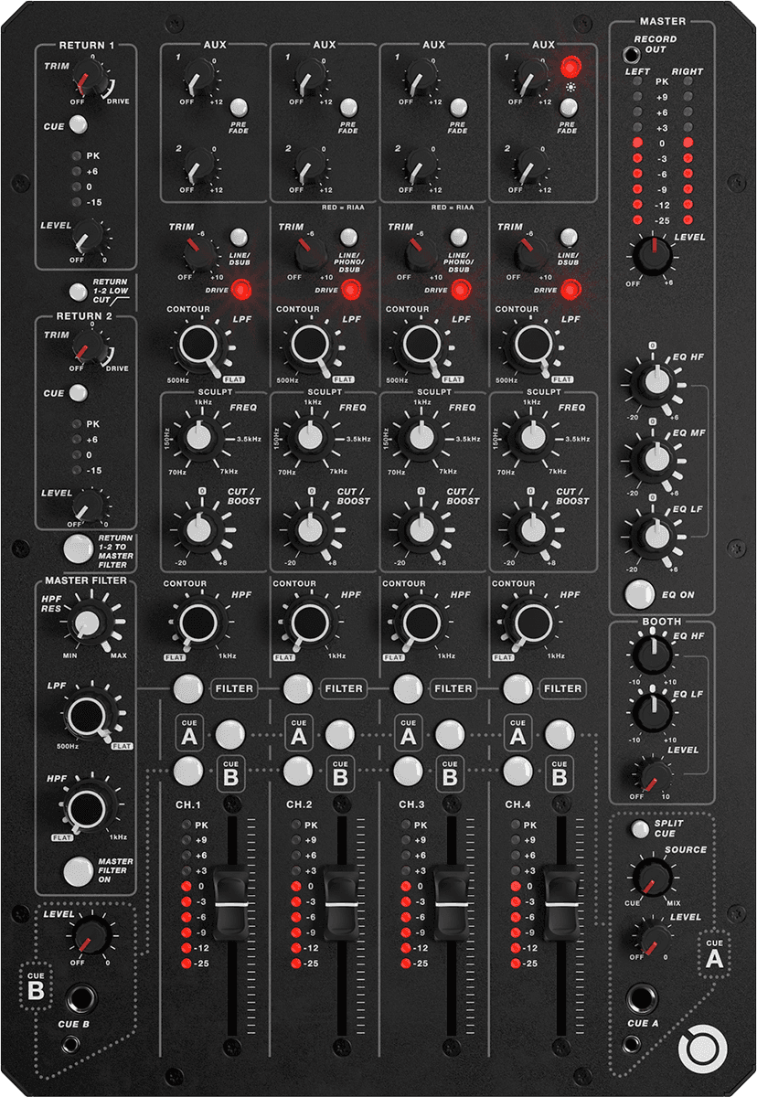 Allen & Heath Model1.4 - Mixer DJ - Variation 2