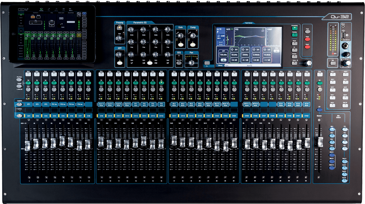 Allen & Heath Qu-32 - Mesa de mezcla digital - Variation 1