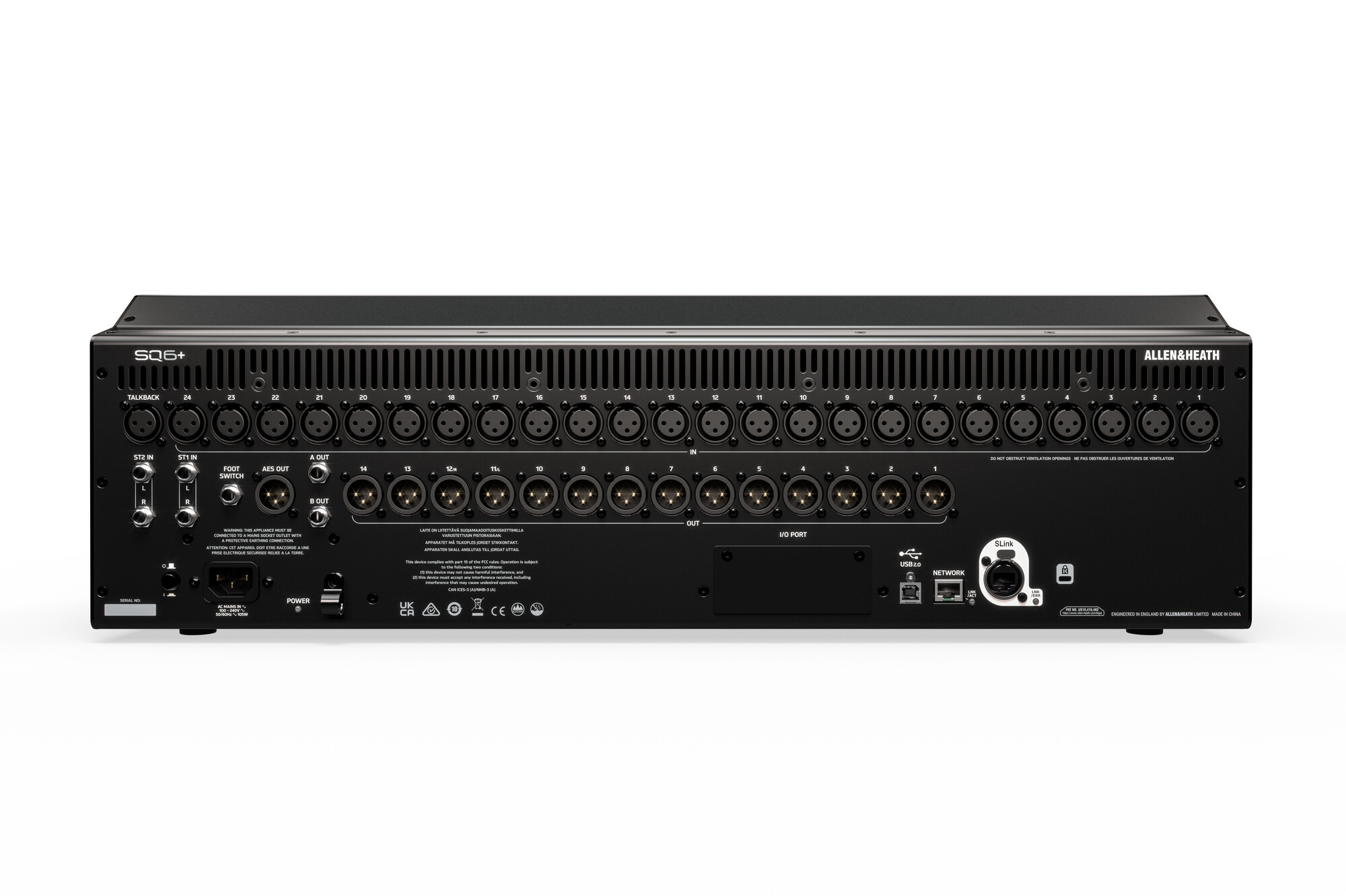 Allen & Heath Sq-6+ - Mesa de mezcla digital - Variation 3