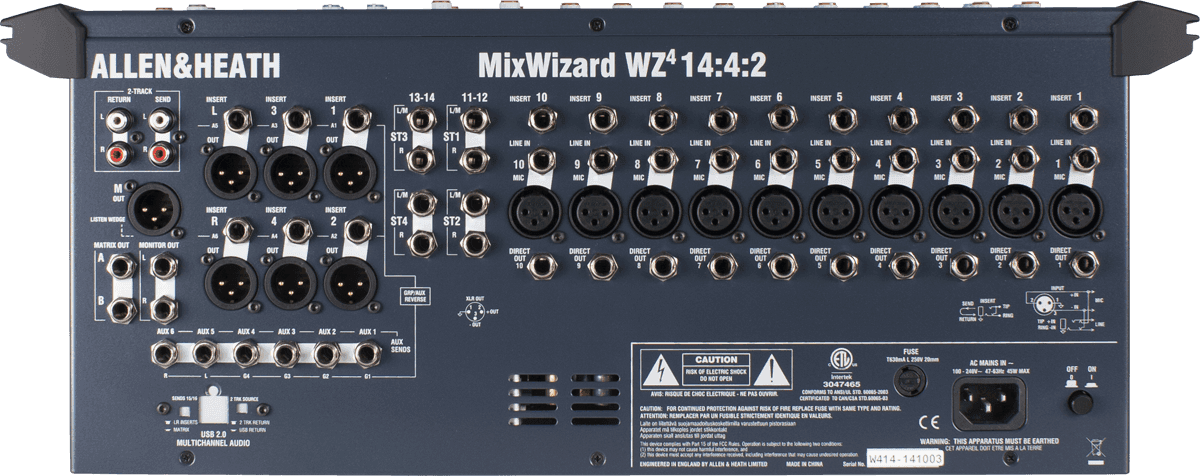 Allen & Heath Wz4-14.4.2 - Mesa de mezcla analógica - Variation 3