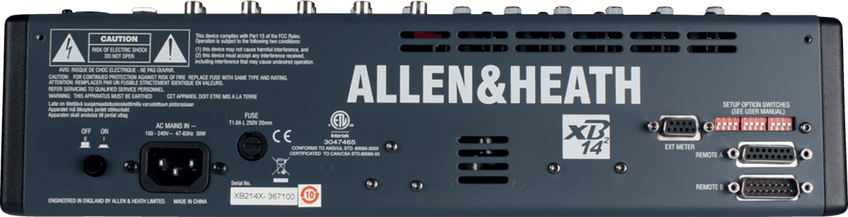Allen & Heath Xb-14-2 - Mesa de mezcla analógica - Variation 2