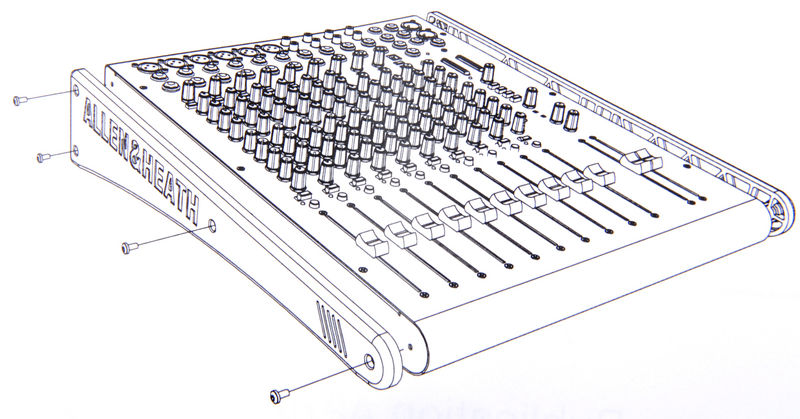 Allen & Heath Zed 14 Rk - Kit para montaje en rack - Variation 1