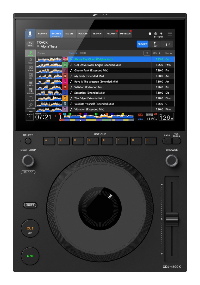 Alphatheta Cdj-1500x - Plato MP3 & CD - Variation 5