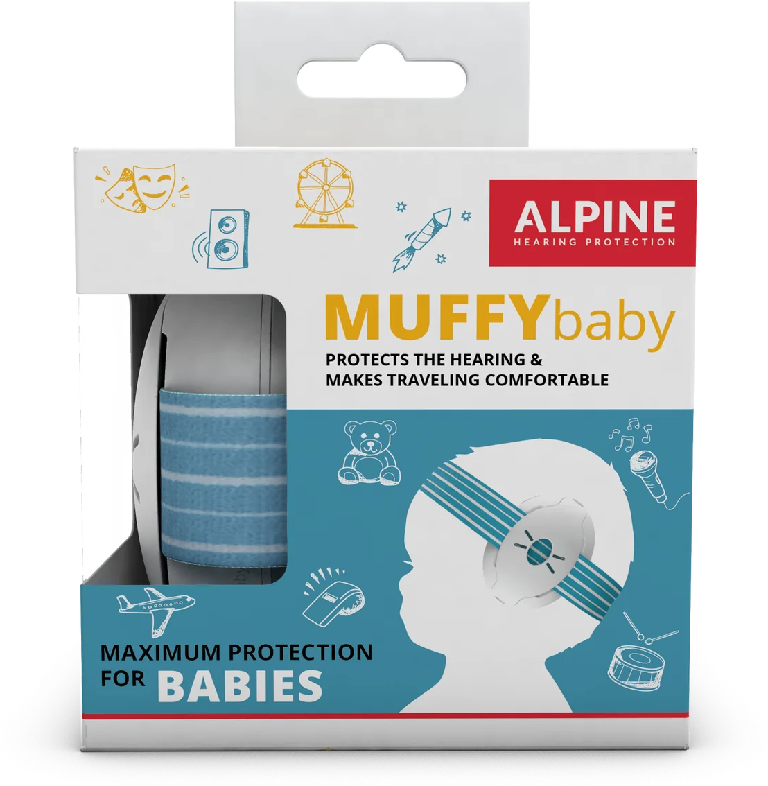 Alpine Muffy Baby Bleu - Protección del oído - Main picture