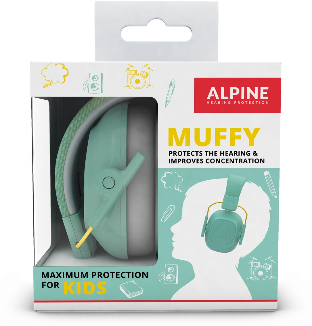 Alpine Muffy Kids Vert - Protección del oído - Main picture
