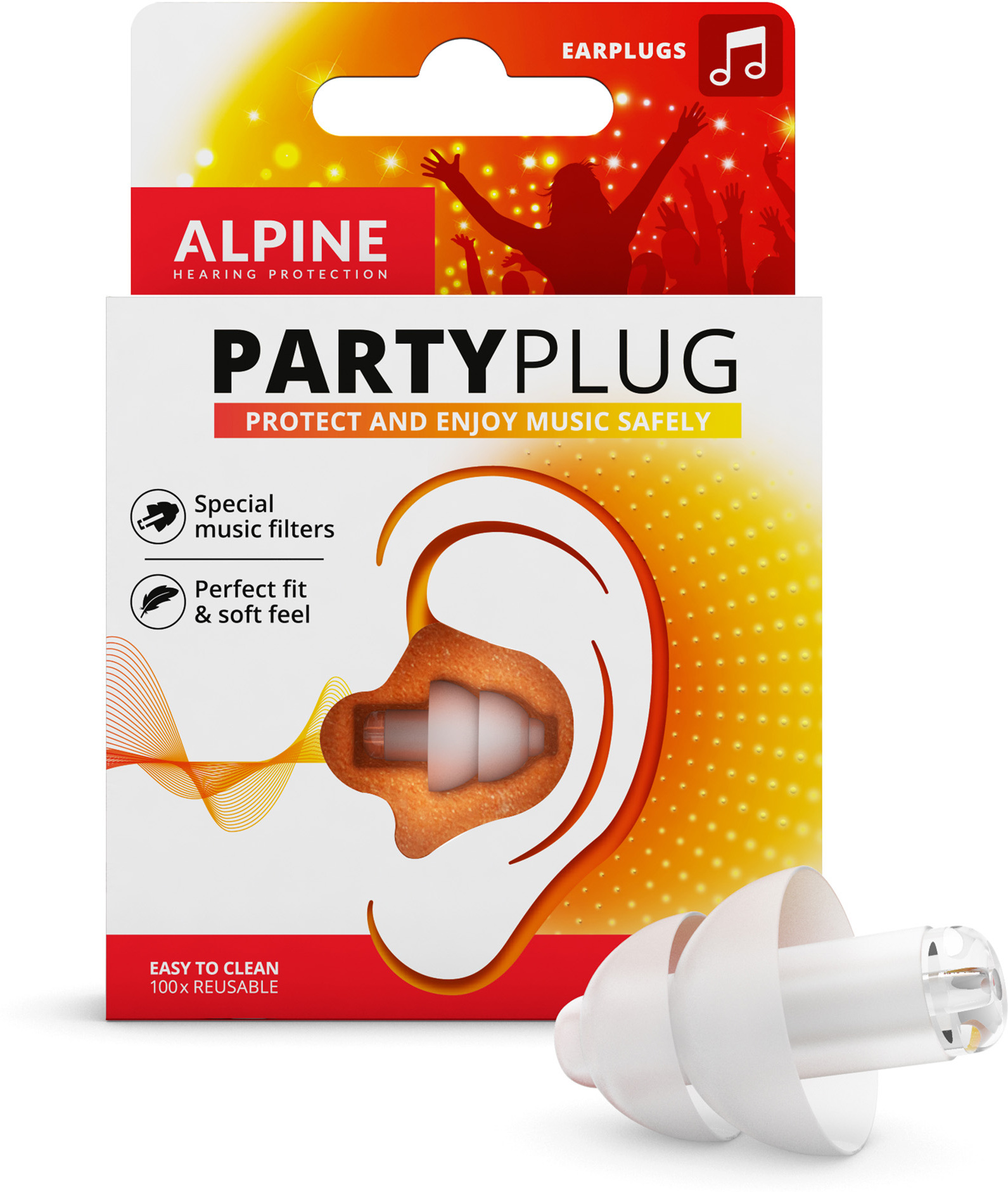 Alpine Partyplug Transparent - Protección del oído - Main picture