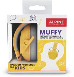Protección del oído Alpine Yellow Muffy Kids