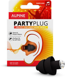 Protección del oído Alpine Black PartyPlug
