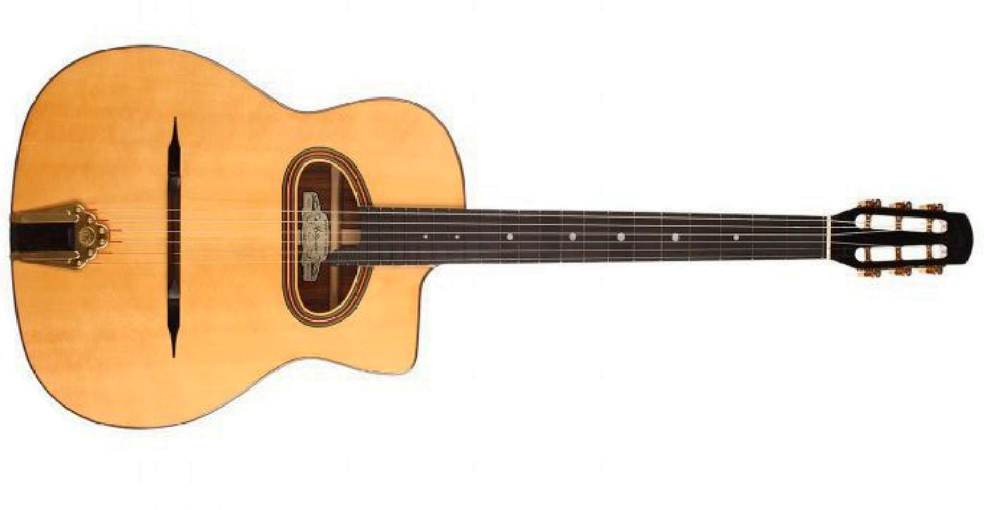 Altamira M20 D Hole Gypsy Jazz Grande Bouche Cw Epicea Ovangkol Eb - Natural - Guitarra Gypsy - Main picture