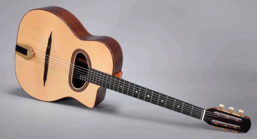 Altamira M30 D Hole Gypsy Jazz Grande Bouche Cw Epicea Palissandre Eb +etui - Natural - Guitarra Gypsy - Variation 1