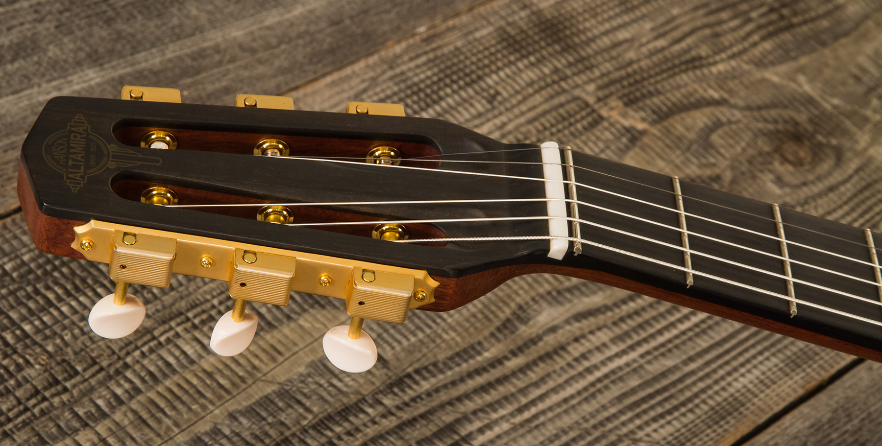 Altamira Md Gypsy Jazz Grande Bouche Cw Epicea Erable Eb +etui - Natural Satin - Guitarra Gypsy - Variation 5