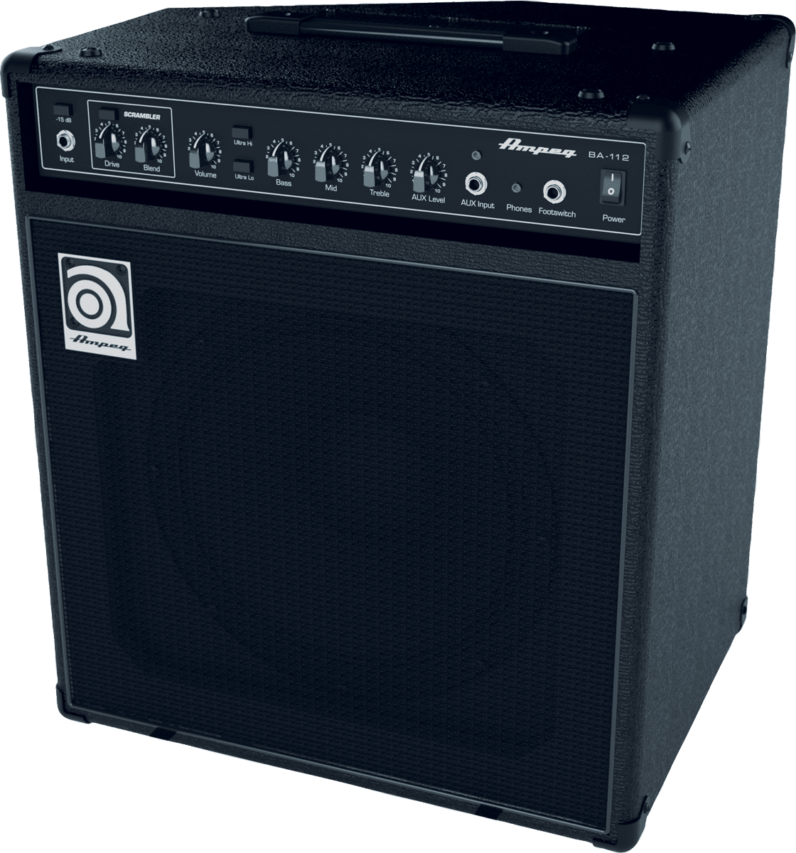 Ampeg Ba-112 V2 2014 75w 1x12 Black - Combo amplificador para bajo - Main picture