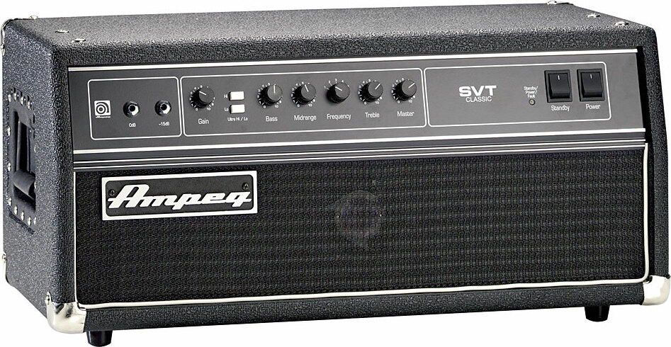 Ampeg Svt-cl Head 300w Black - Classic Series - Cabezal para bajo - Main picture