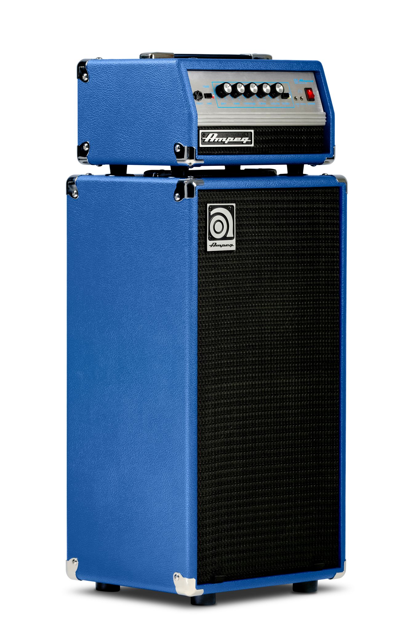 Ampeg Micro Vr Stack Blue Limited Edition 2x10 200w - Stack amplificador bajo - Variation 1