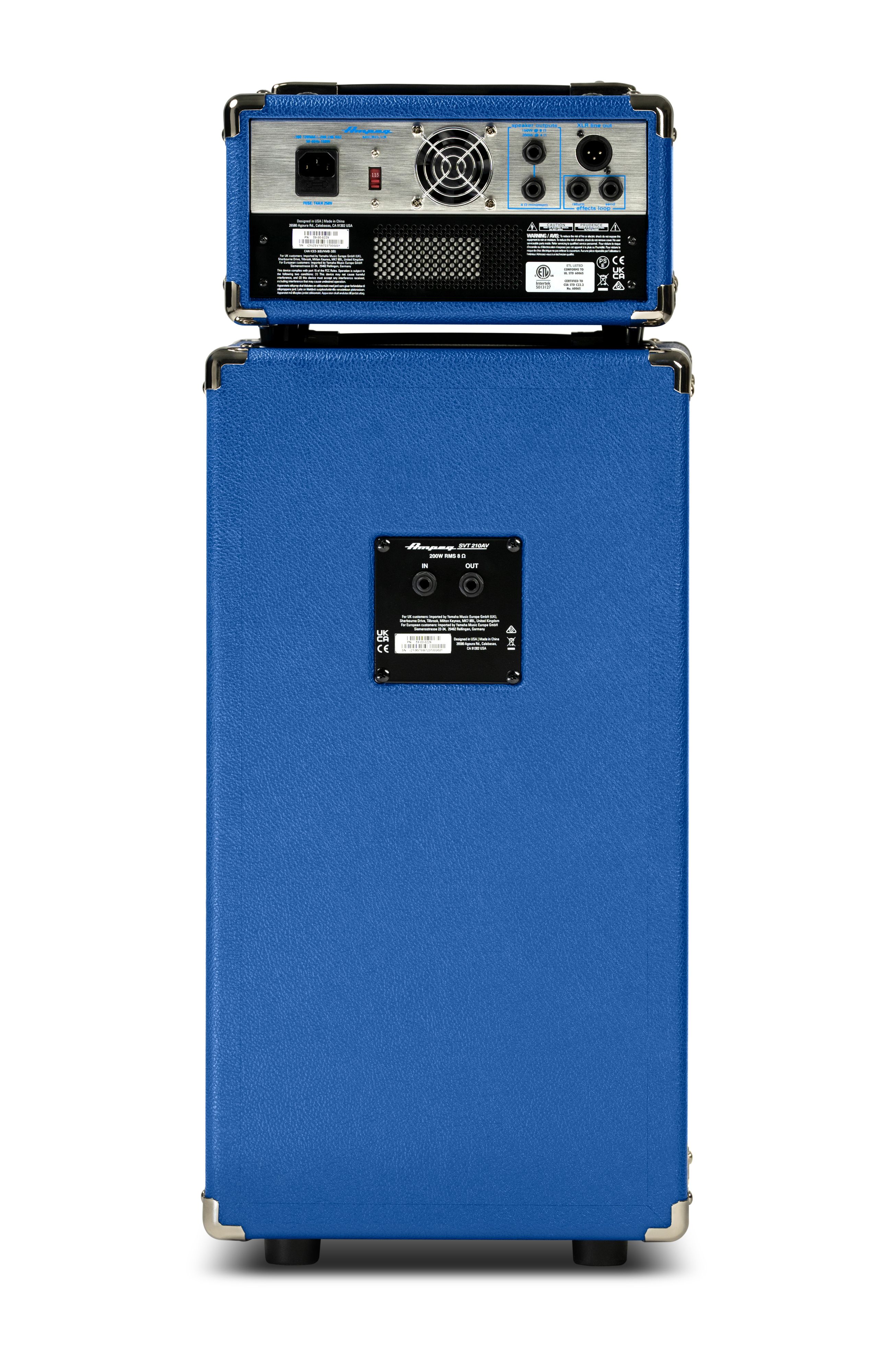 Ampeg Micro Vr Stack Blue Limited Edition 2x10 200w - Stack amplificador bajo - Variation 2