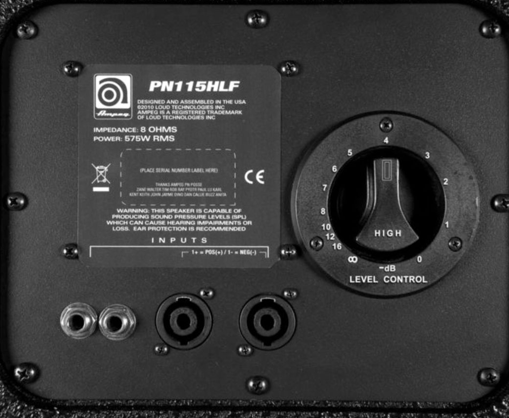 Ampeg Pro Neo Pn-115hlf 1x15 575w 8-ohms - Pantalla para bajo - Variation 2