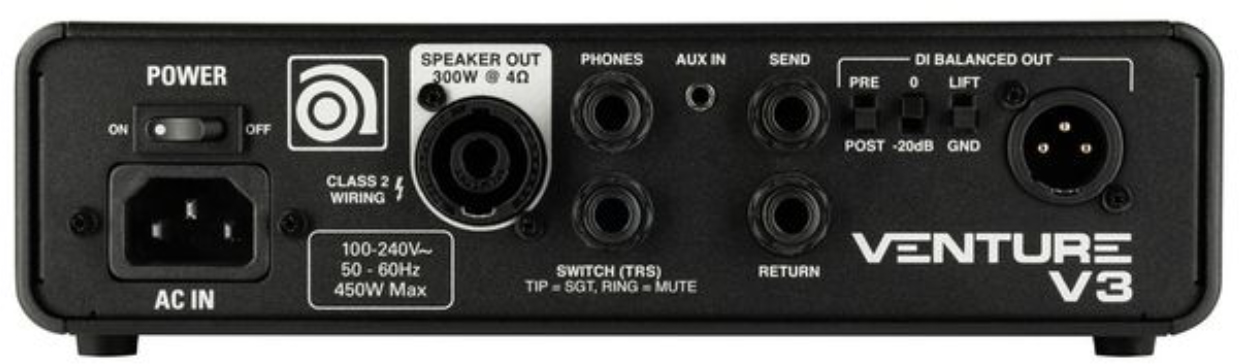 Ampeg Venture V3 Head 300w - Cabezal para bajo - Variation 2