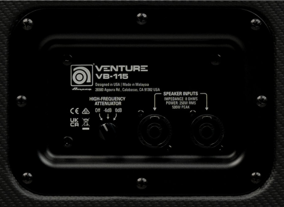 Ampeg Venture Vb115 Bass Cab 1x15 250w 8-ohms - Pantalla para bajo - Variation 2