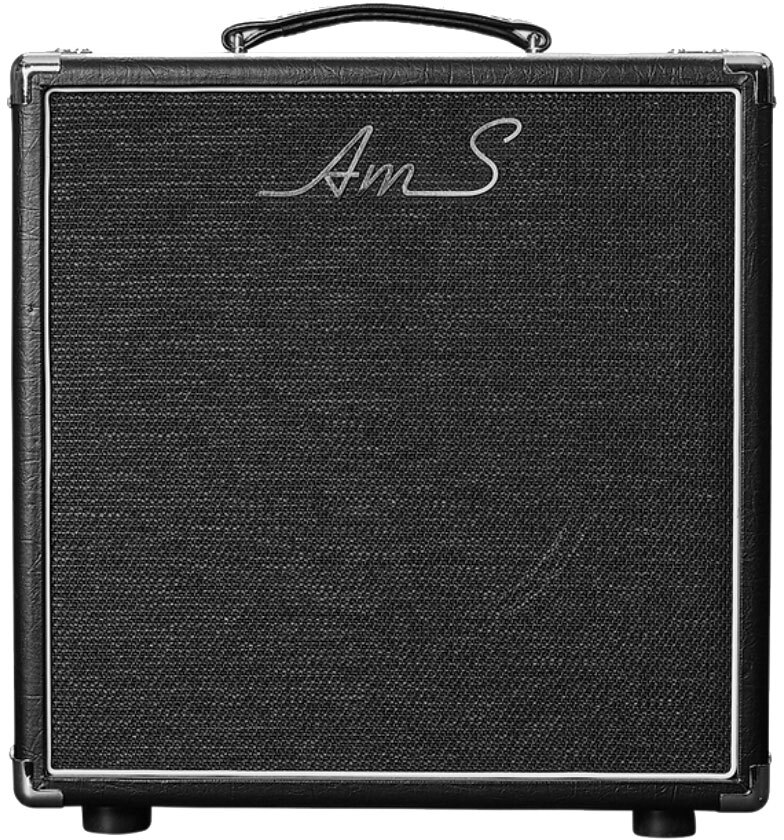 Ams Amplifiers Mini Guitar Cab 1x12 V30-ob Black - Cabina amplificador para guitarra eléctrica - Main picture