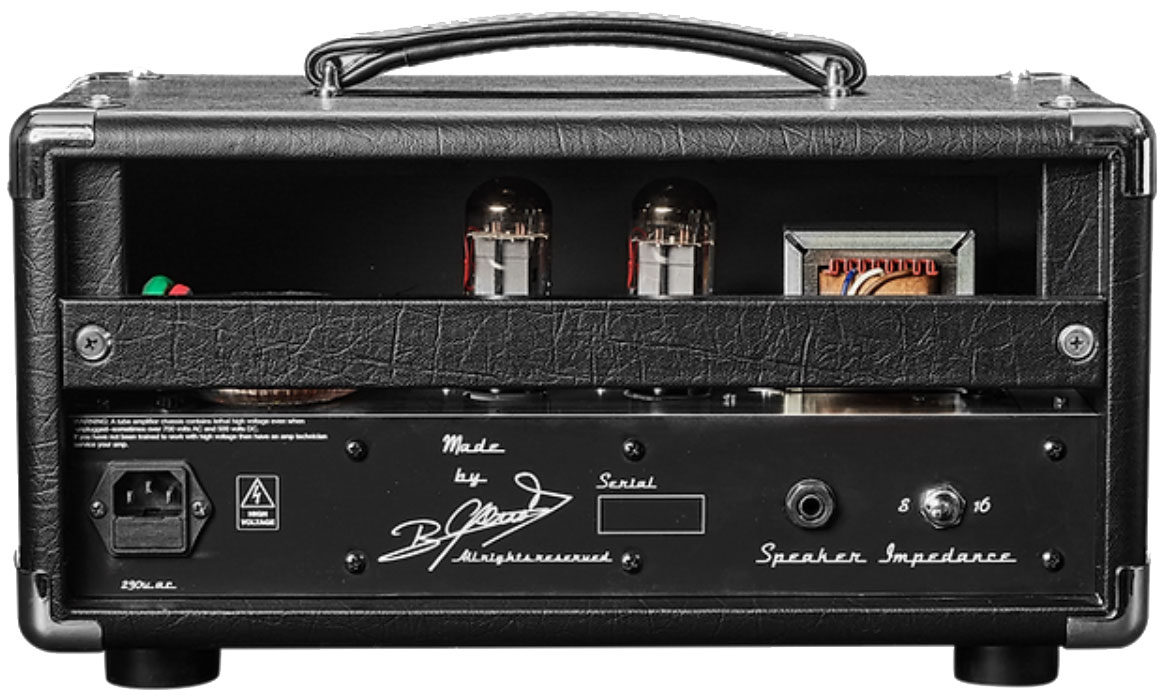 Ams Amplifiers Hurricane 20 Head 20w 6v6 Black - Cabezal para guitarra eléctrica - Variation 2