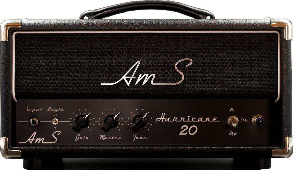Ams Amplifiers Hurricane 20 Head 20w 6v6 + Mini Cab 1x12 V30-ob Black - Stack amplificador guitarra eléctrica - Variation 1