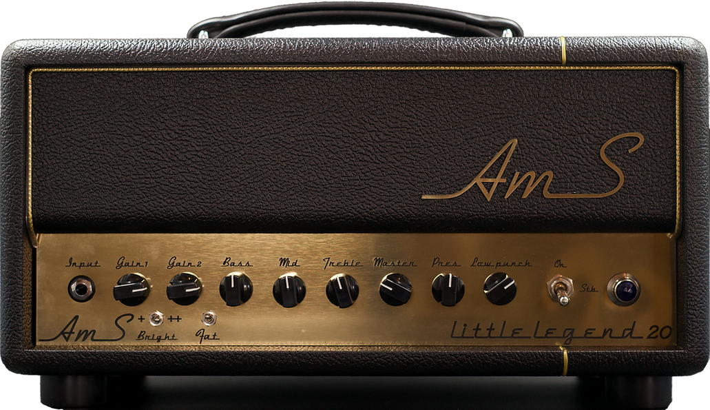 Ams Amplifiers Little Legend 20 Head 20w + Cab 1x12 V30-ob Black - Stack amplificador guitarra eléctrica - Variation 1
