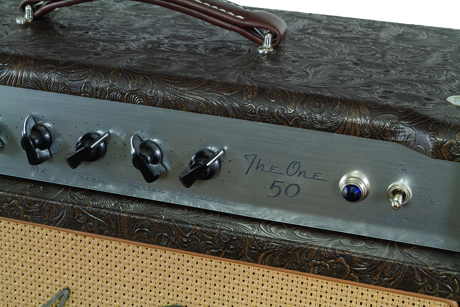 Ams Amplifiers The One 50 Head Custom Brown Custom Cowboy - Cabezal para guitarra eléctrica - Variation 2