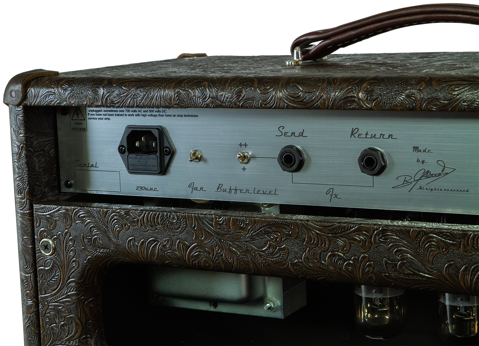 Ams Amplifiers The One 50 Head Custom Brown Custom Cowboy - Cabezal para guitarra eléctrica - Variation 5