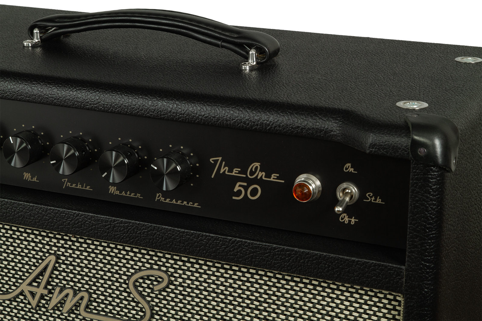 Ams Amplifiers The One 50 Spring Reverb 1x12 Combo 50w 6l6 Black - Combo amplificador para guitarra eléctrica - Variation 2