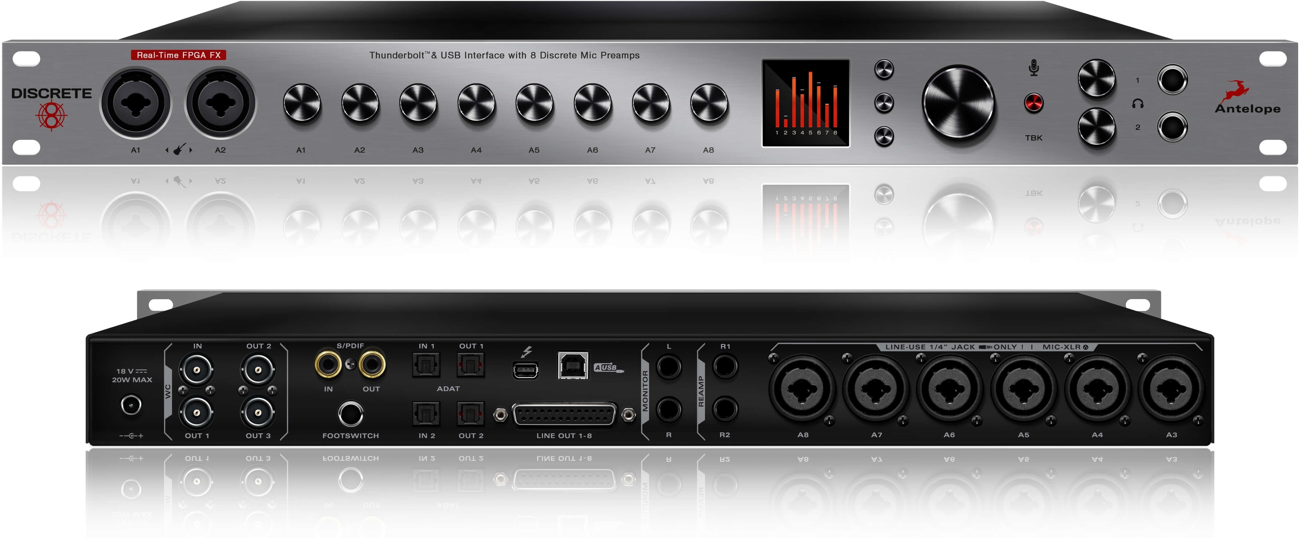 Antelope Audio Discrete 8 Premium Fx - Interface de audio thunderbolt - Main picture