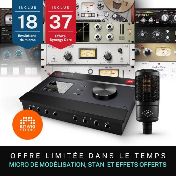 Pack home estudio Antelope audio ZEN TOUR SYNERGY CORE + 1 micro Edge Solo