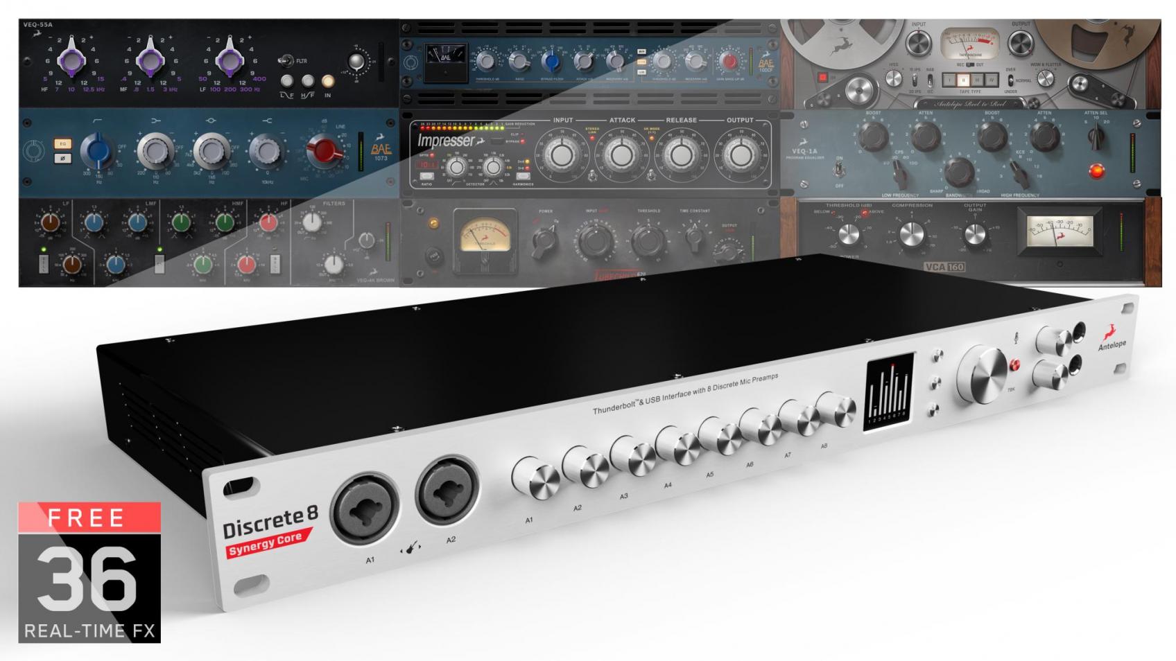 Antelope Audio Discrete 8 Synergy Core + Micro Solo Edge Offert - Pack Home Estudio - Variation 7