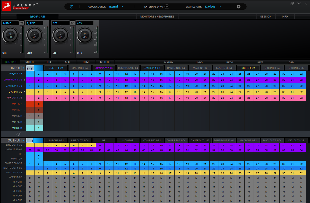 Antelope Audio Galaxy 64 Synergy Core - Otros formatos (madi, dante, pci...) - Variation 13