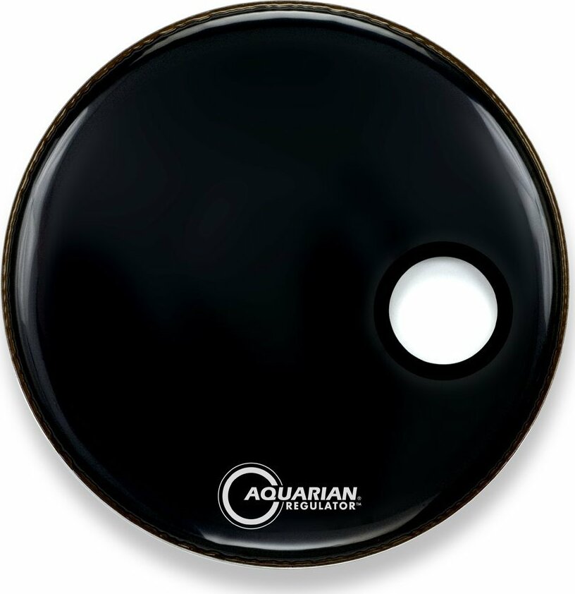 Aquarian 18 Regulator Black Bass Drum Head - 18 Pouces - Parche de bombo - Main picture