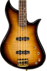 Bajo eléctrico de cuerpo sólido Aquilina Sirius 34 #052048 - Sunburst satin