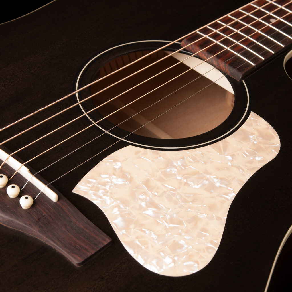 Art Et Lutherie Americana Cw Presys Ii Dreadnought Cedre Merisier Rw - Faded Black - Guitarra electro acustica - Variation 3