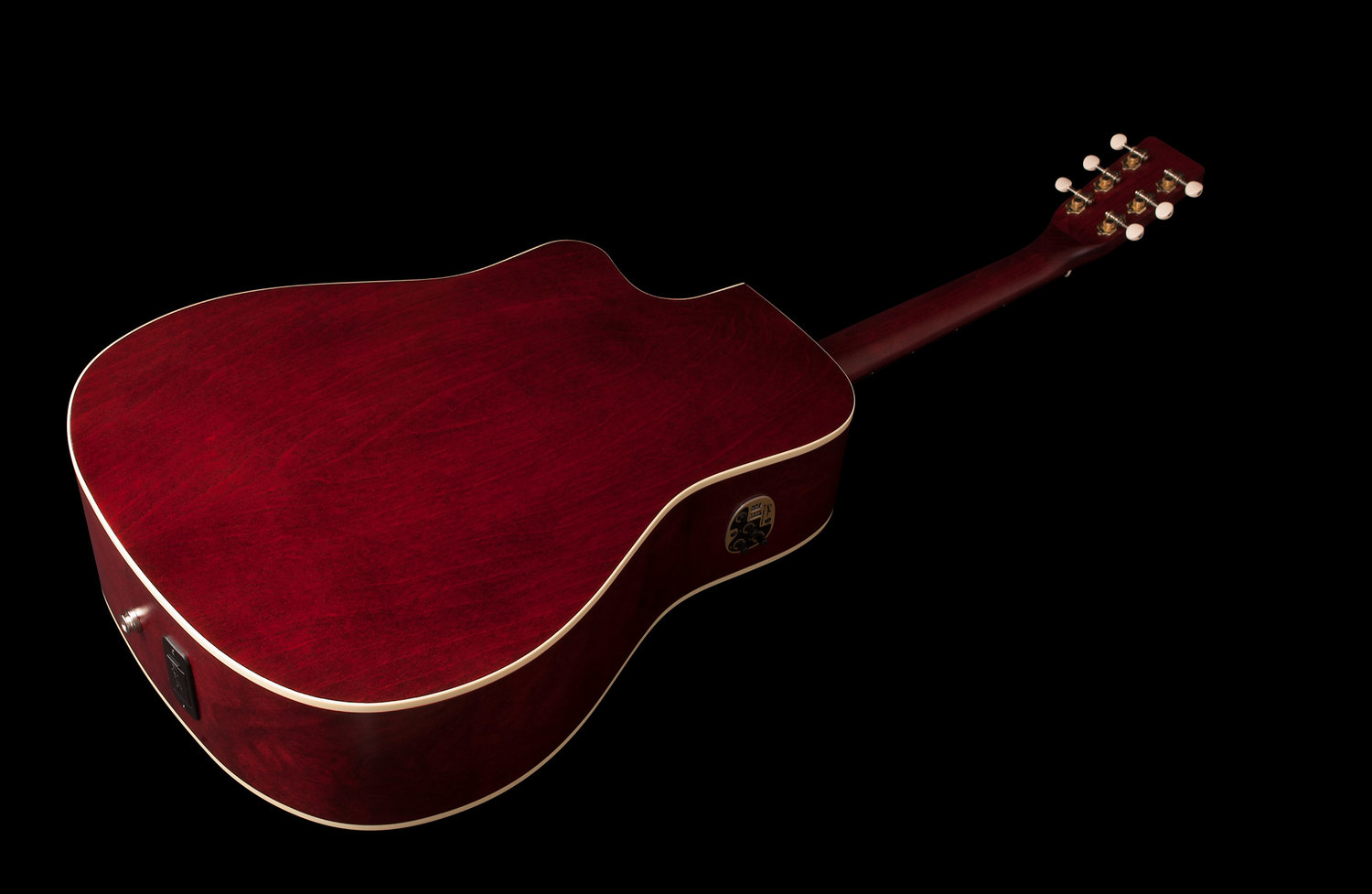 Art Et Lutherie Americana Dreadnought Cw Qit - Tennessee Red - Guitarra acústica & electro - Variation 2
